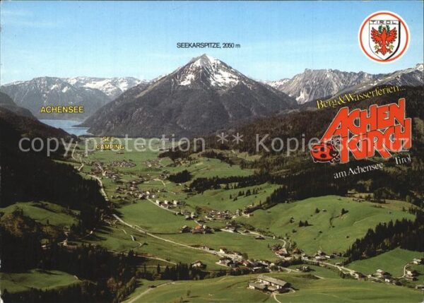 Achenkirch Fliegeraufnahme Seekarspitze See-Campin