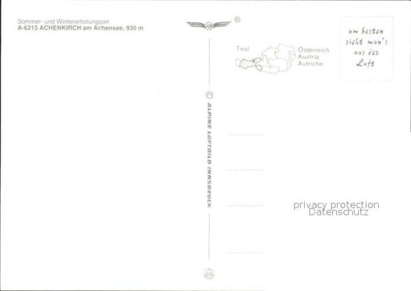 Achenkirch Fliegeraufnahme Seekarspitze Achensee – Bild 2