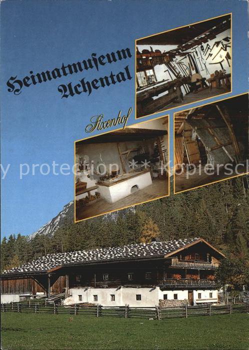 Achenkirch Heimatmuseum Achental Sixenhof Werkstat