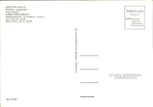 Andelsbuch Vorarlberg Gasthof Mühle – Bild 2