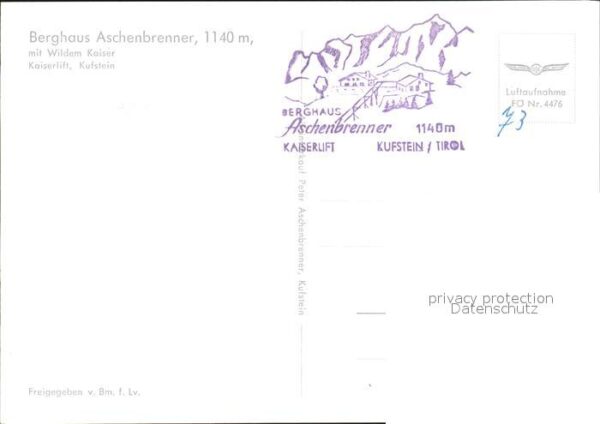 Kufstein Tirol Berghaus Aschenbrenner Wilden Kaiser – Bild 2