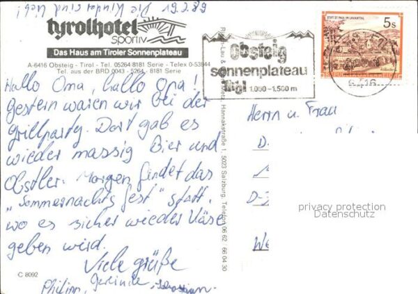 Obsteig Tirol Hotel Tyrol – Bild 2