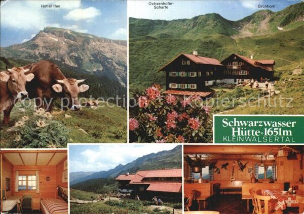 Hirschegg Kleinwalsertal Vorarlberg Schwarzwasserhütte Ochsenhofer Scharte