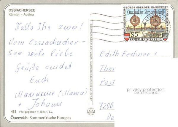 Ossiachersee Fliegeraufnahme Sattendorf Feldkirchen – Bild 2