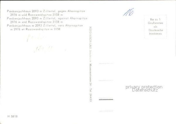Finkenberg Tirol Penkenjochhaus Ahornspitze Rosswandspit – Bild 2