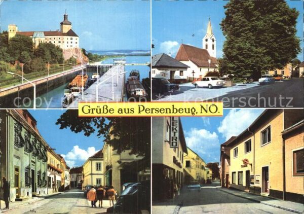 Persenbeug-Gottsdorf Stauwerk Schloss Kirche Rathaus