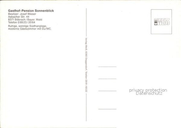 Boebrach Gasthof Sonnenblick – Bild 2