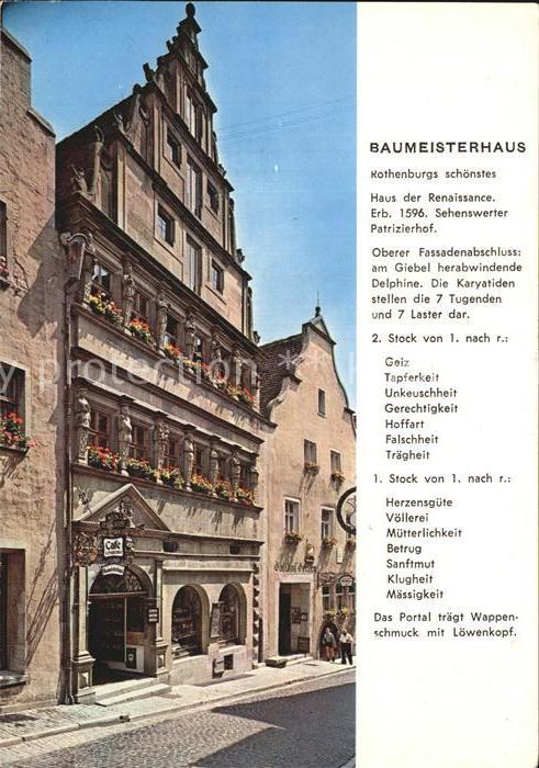 Rothenburg Tauber Baumeisterhaus