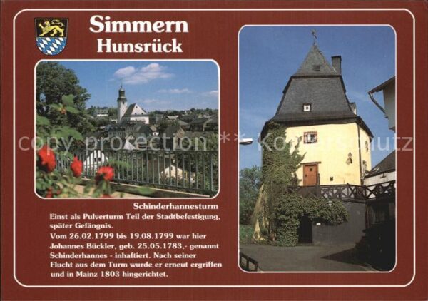 Simmern Hunsrueck Schinderhannesturm