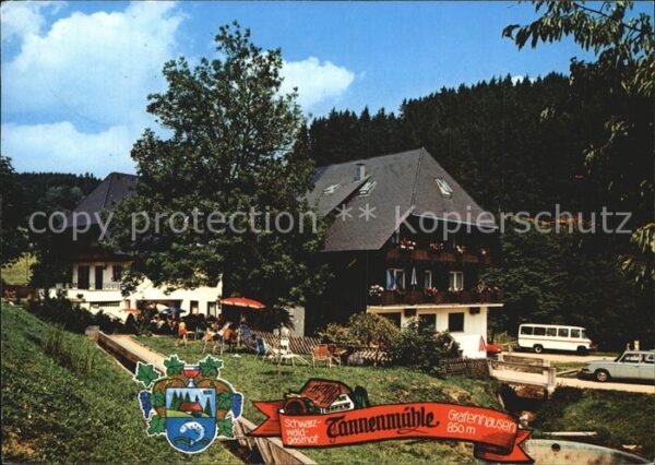 Grafenhausen Schwarzwald Schwarzwaldgasthof Hotel Tannenmühle