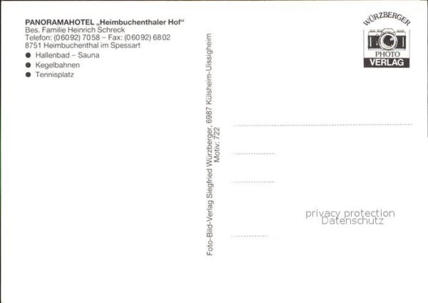 Heimbuchenthal Panoramahotel Heimbuchenthaler Hof – Bild 2