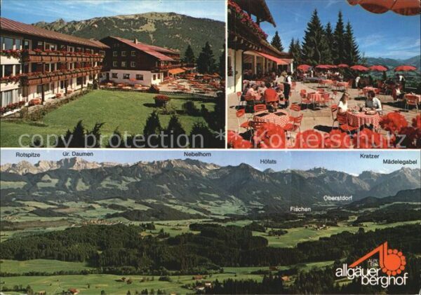 Sonthofen Oberallgaeu Allgäuer Berghof Kratzer Mädelegabel Hö