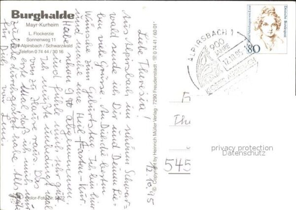 Alpirsbach Burghalde Mayr-Kurheim – Bild 2