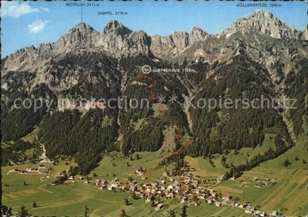 Nesselwaengle Tirol Gimpelhaus Köllenspitze Rotflüh