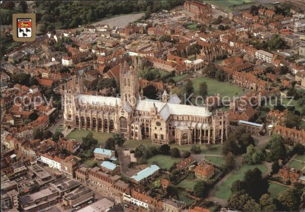 Canterbury Kent Fliegeraufnahme Cathedral