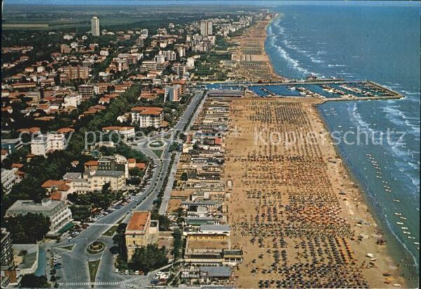 Cervia Fliegeraufnahme Strand