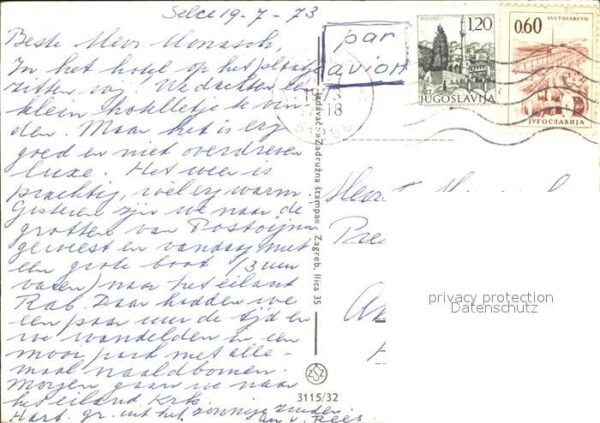 Selce Crikvenica Fliegeraufnahme Hotel Varazdin – Bild 2