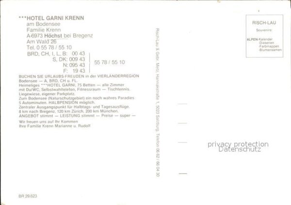 Hoechst Vorarlberg Hotel Garni Krenn – Bild 2