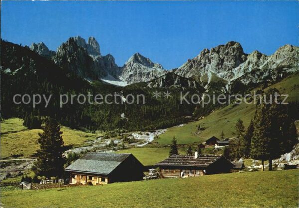 Filzmoos Hoferalm mit Bischofsmütze