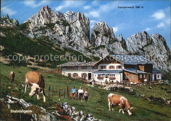 Chiemsee Steinlingeralm mit Kampenwand