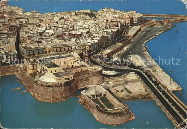 Gallipoli Fliegeraufnahme Brücke Schloss Altstadt