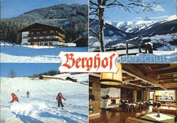 Hollersbach Pinzgau Gasthof Berghof Skilift Langlaufloipie