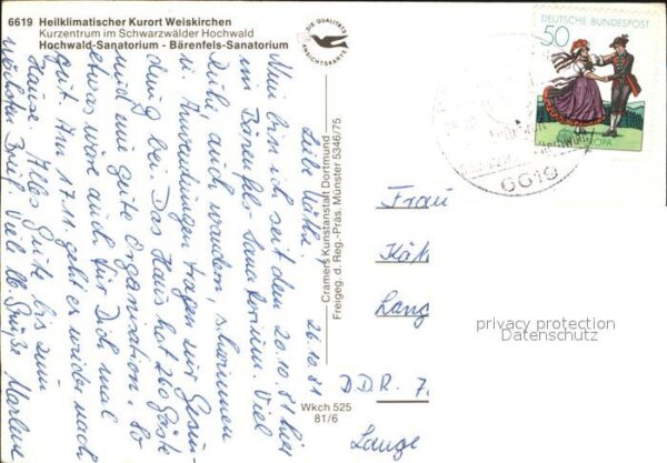 Hochwald Wuerttemberg Fliegeraufnahme Hochwald Sanatorium – Bild 2