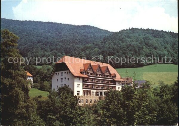 Glottertal Sanatorium Kurhaus Glotterbad bekannt a