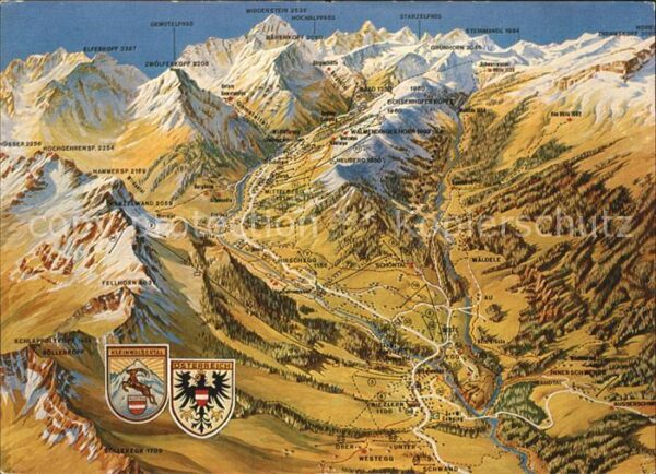 Kleinwalsertal Karte