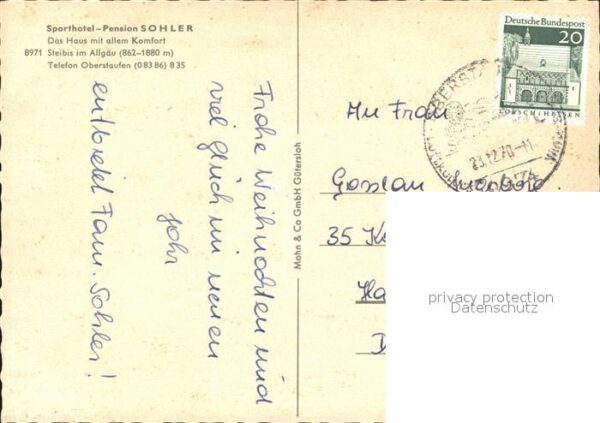 Steibis Sporthotel Pension Sohler – Bild 2