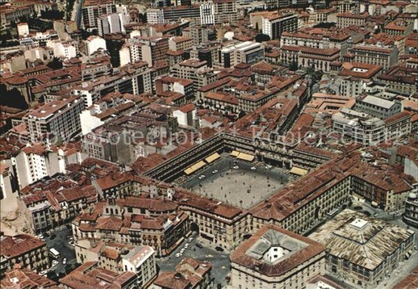 Salamanca Castilla y Leon Fliegeraufnahme Plaza Mayor