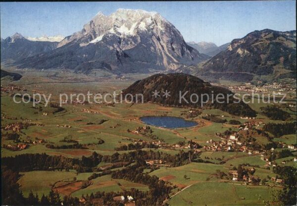 Aigen Ennstal Steiermark Fliegeraufnahme Puttersee