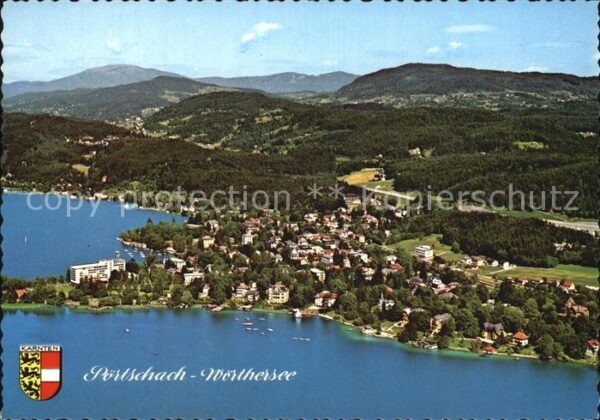 Poertschach Woerthersee Fliegeraufnahme