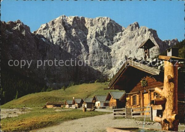 Karwendel Engalmen gegen Grubenkar