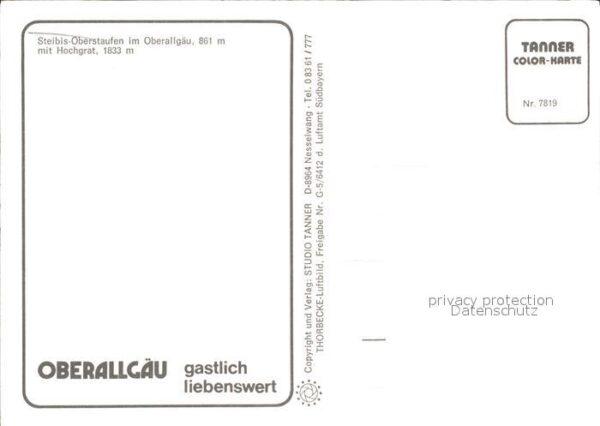 Steibis Fliegeraufnahme mit Hochgrat – Bild 2