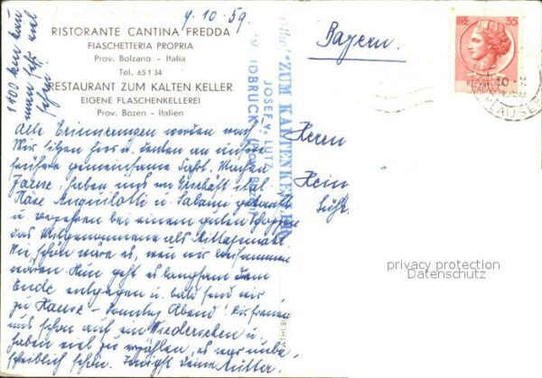 Bolzano Restaurant Zum kalten Keller – Bild 2