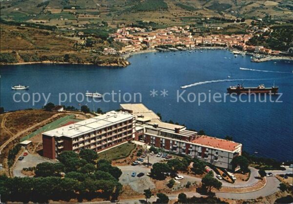 Isola d Elba Fliegeraufnahme