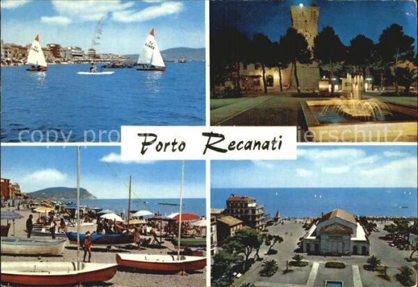 Recanati Strand Segelboote