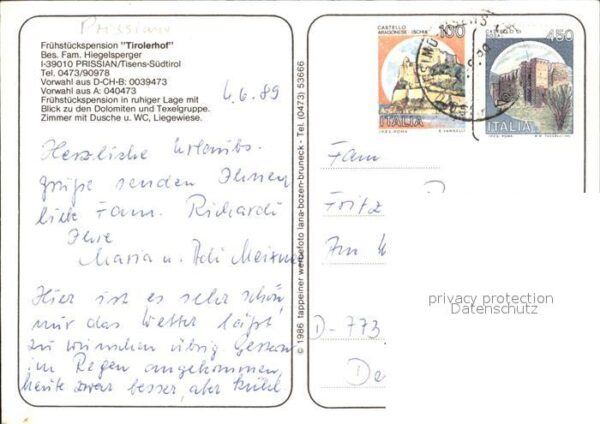 Prissian Prissiano Pensin Tirolerhof – Bild 2