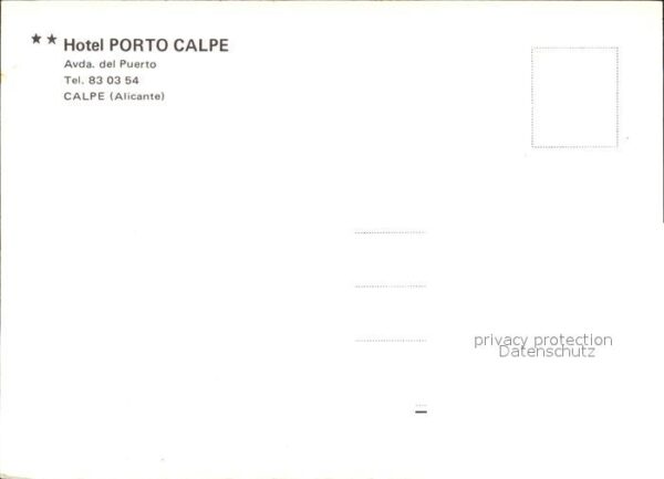 Calpe Hotel Porto Calpe – Bild 2