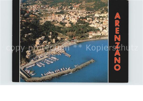 Arenzano Fliegeraufnahme Hafen