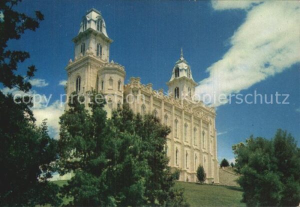 Manti USA The Mormon Tempel