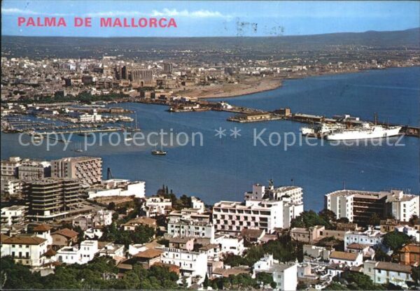 Palma de Mallorca Gesamtansicht mit Hafen