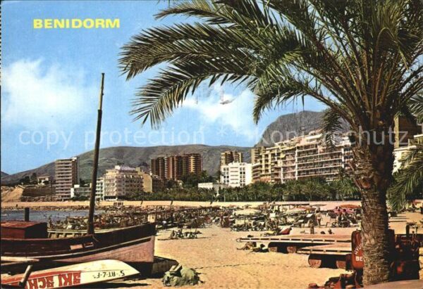 Benidorm Strandansicht