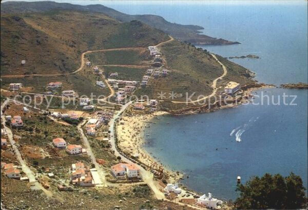 Rosas Costa Brava Cataluna Fliegeraufnahme