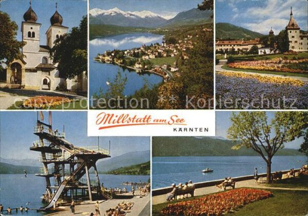Millstatt Millstaettersee Ehemalige Stiftskirche Reisseckgruppe S