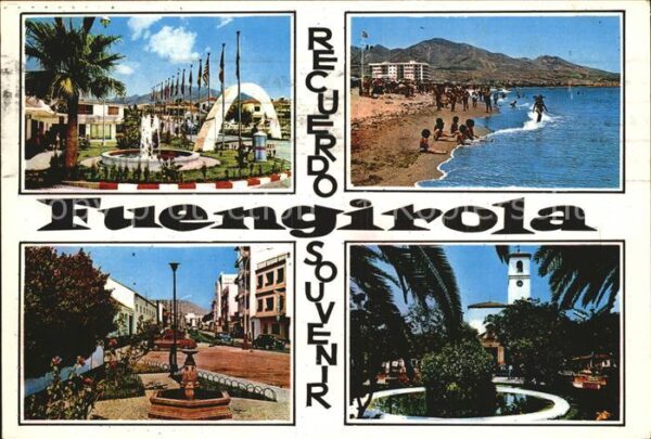 Fuengirola Strand Brunnen Platz