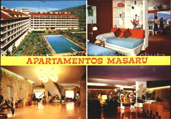 Puerto de la Cruz Arpatementos Masaru Pool Lobby