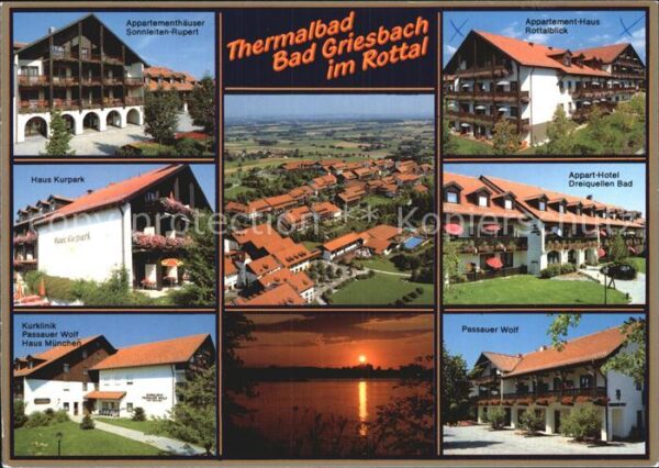 Bad Griesbach Rottal Haus Kurpark Kurklinik Passauer Wolf Ha