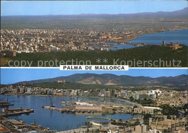Palma de Mallorca Gesamtansicht Hafenansicht